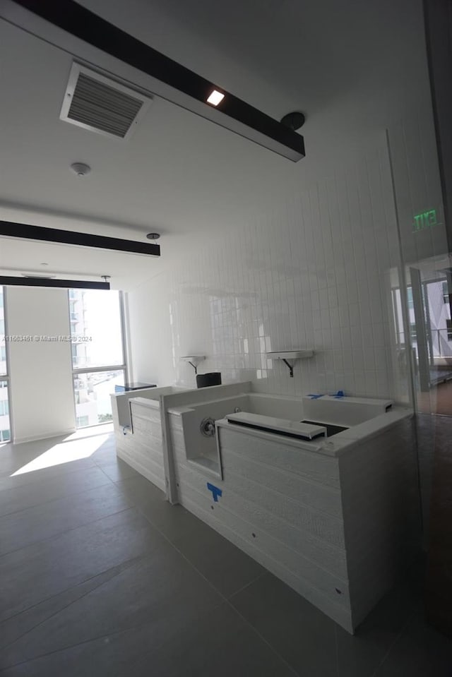 kitchen featuring tile patterned floors