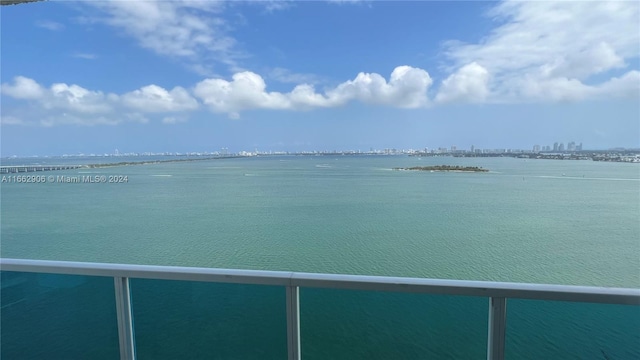 view of water feature