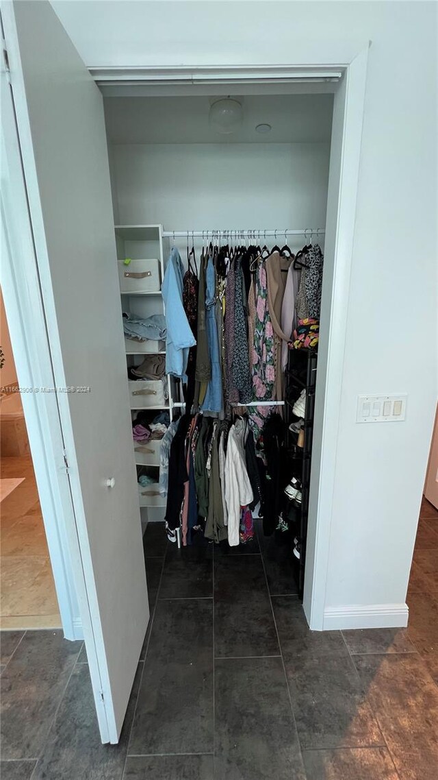 view of closet