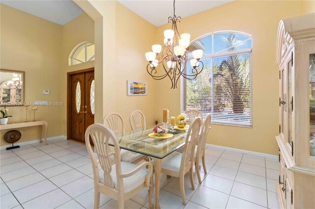 living room with ceiling fan, french doors, and light tile patterned floors