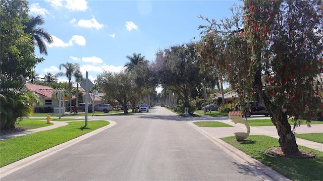 view of road