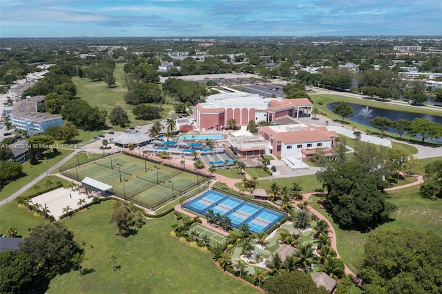245 Grantham C 245, Deerfield Beach, FL 33442 - birds eye view of property featuring a water view