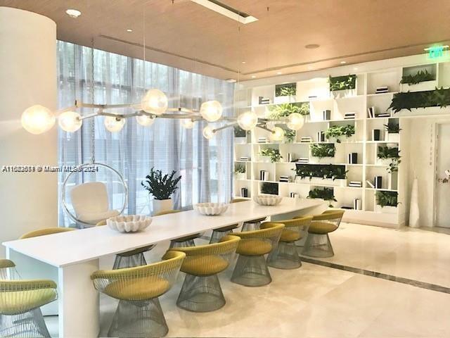 45 SW 9th St Unit 3009, Miami, FL 33130 - building lobby with floor to ceiling windows