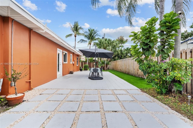 view of patio