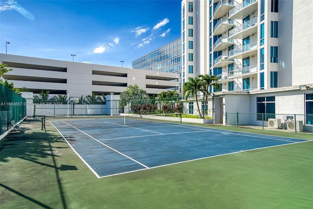 view of sport court