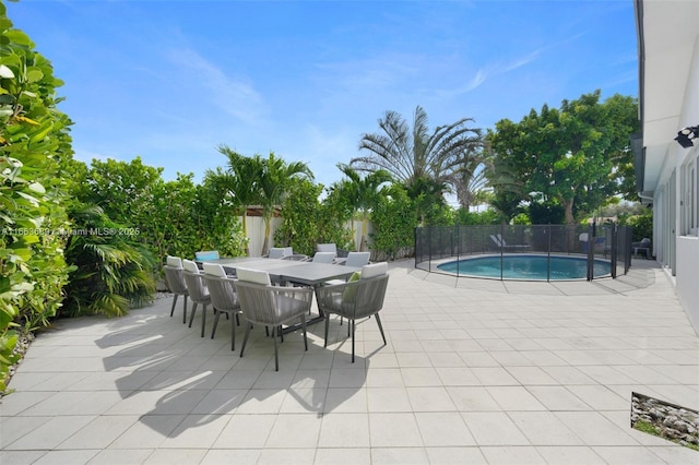 view of pool featuring an outdoor bar and a patio