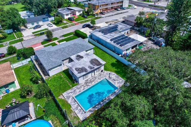 540 NE 142nd St, North Miami, FL 33161 - drone / aerial view of a pool area