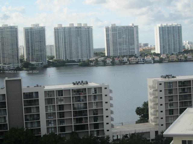 view of water feature