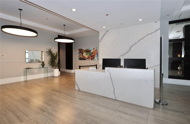 unfurnished living room featuring hardwood / wood-style floors