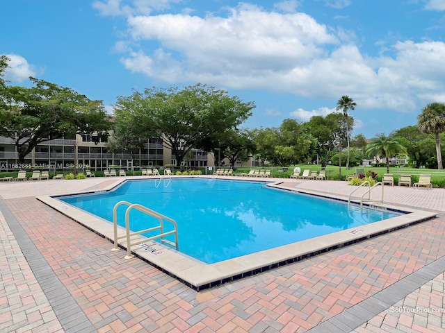 view of pool