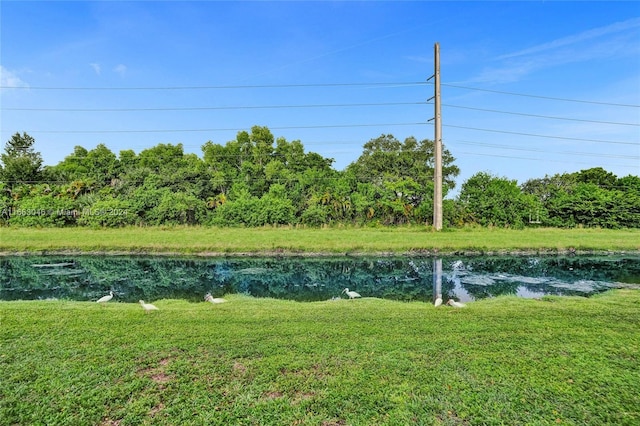 view of water feature