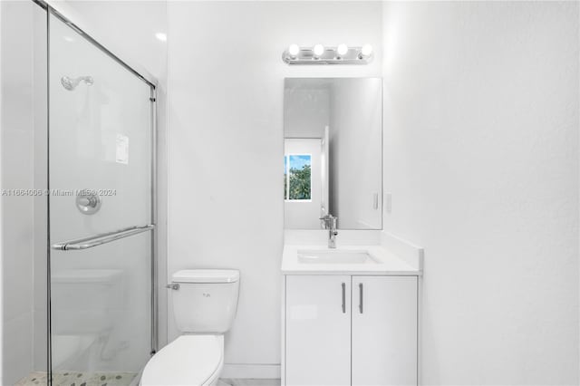 22425 SW 125th Ave Unit 22425, Miami, FL 33170 - bathroom with toilet, a stall shower, and vanity