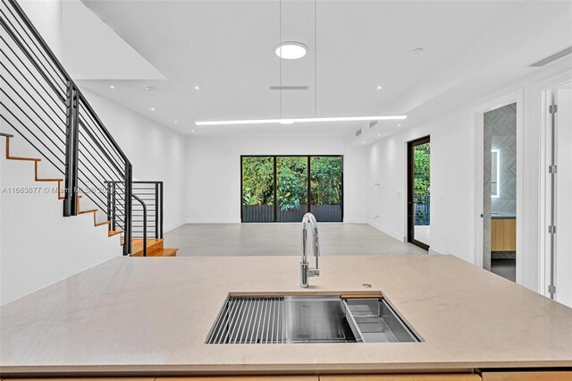 kitchen featuring sink