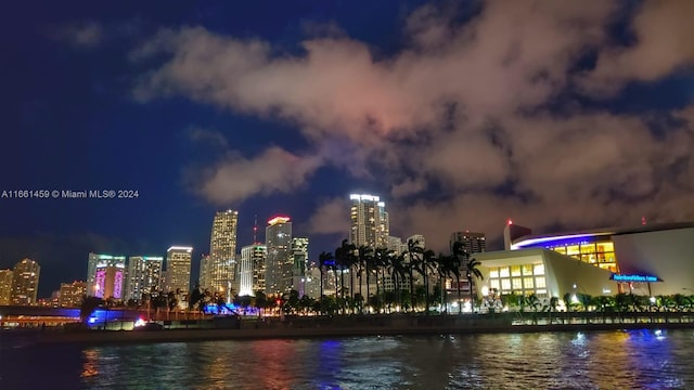 view of city featuring a water view