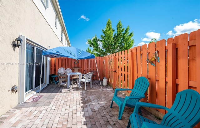 view of patio