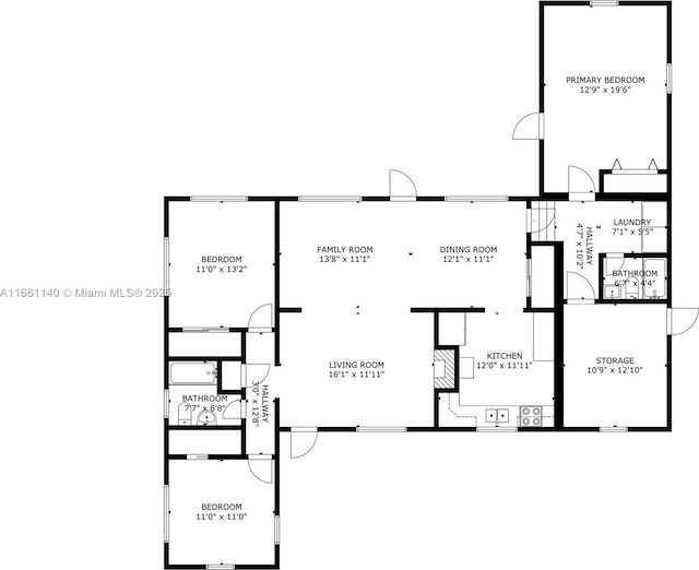 2380 SW 7th St, Miami, FL 33135 - view of room layout