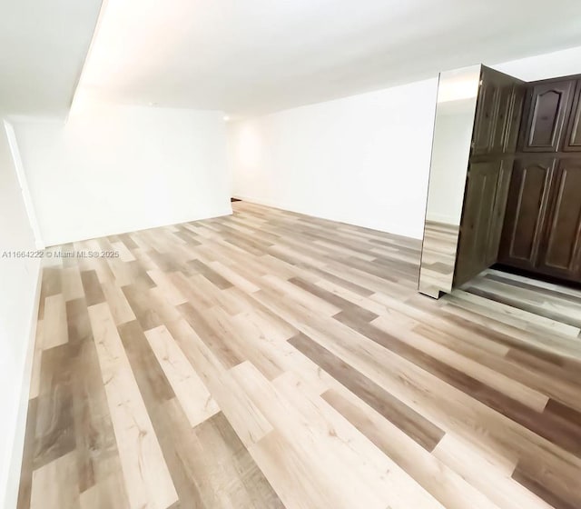 interior space featuring light hardwood / wood-style flooring