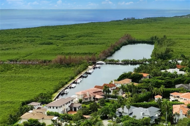 325 Campana Ave, Coral Gables, FL 33156 - aerial view of residential area featuring a nearby body of water