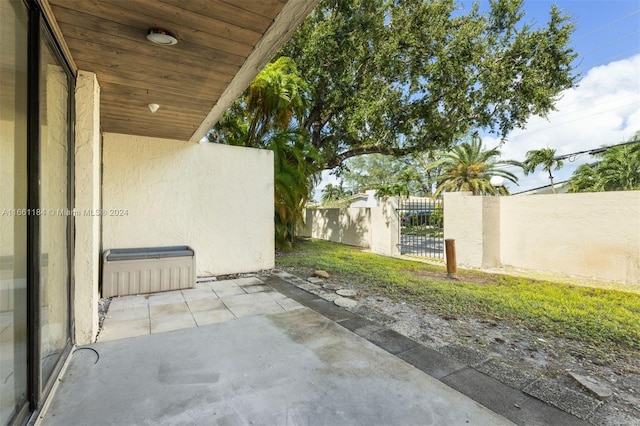 view of patio