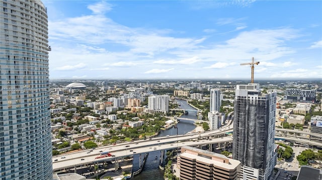 city view with a water view