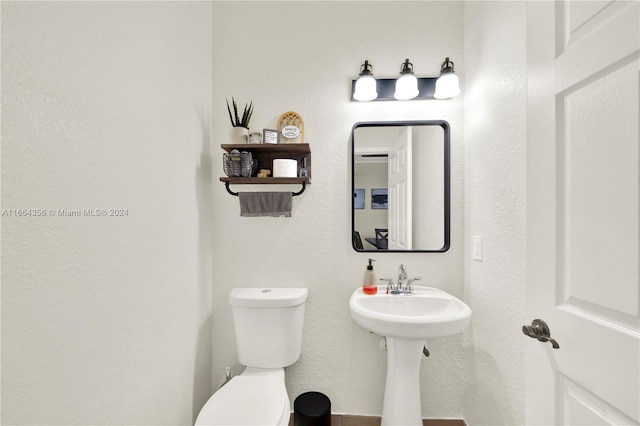 bathroom with toilet