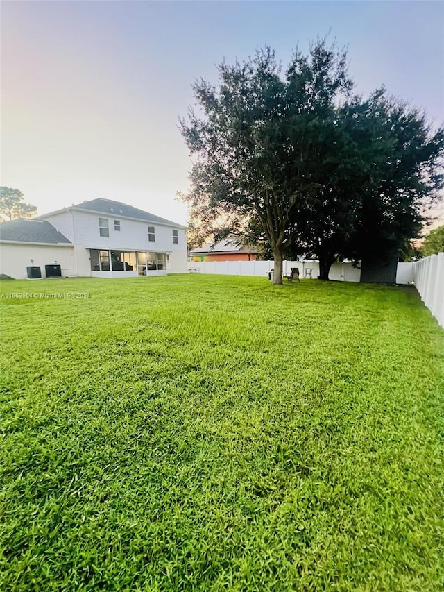 view of yard