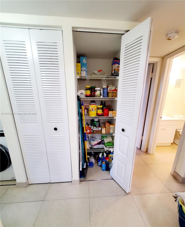 view of pantry