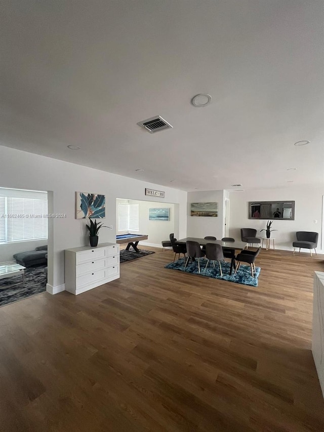 dining room featuring hardwood / wood-style flooring