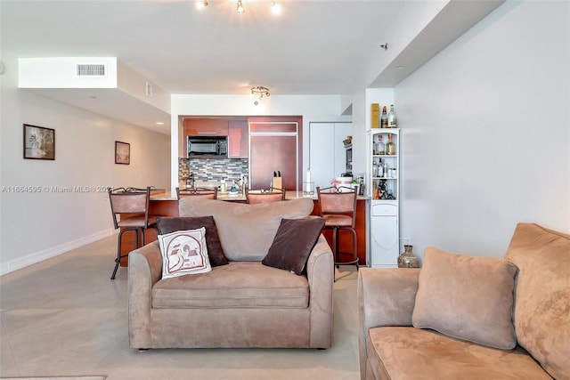1830 S Ocean Dr Unit 4709, Hallandale Beach, FL 33009 - living area featuring baseboards