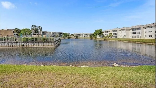 view of water feature