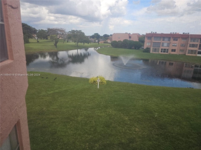 view of water feature