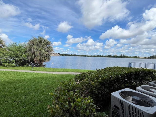 view of water feature