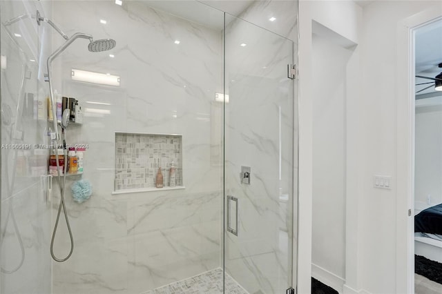 4593 Meadow Green Trl, Lake Worth, FL 33463 - ensuite bathroom featuring a marble finish shower