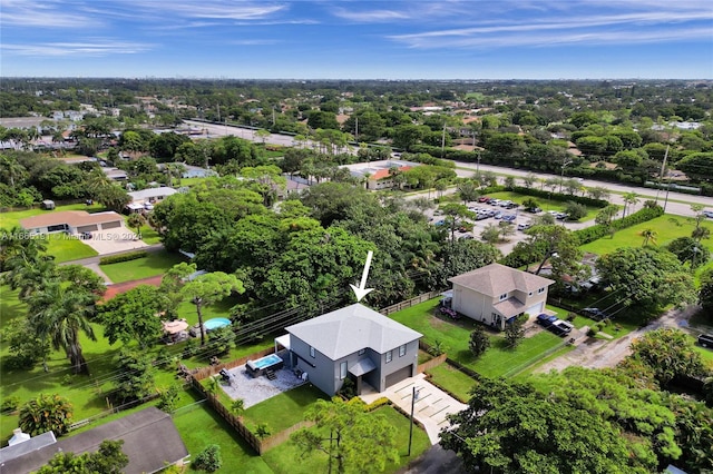 4593 Meadow Green Trl, Lake Worth, FL 33463 - bird's eye view of a tree filled landscape