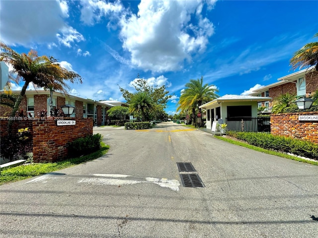 view of road