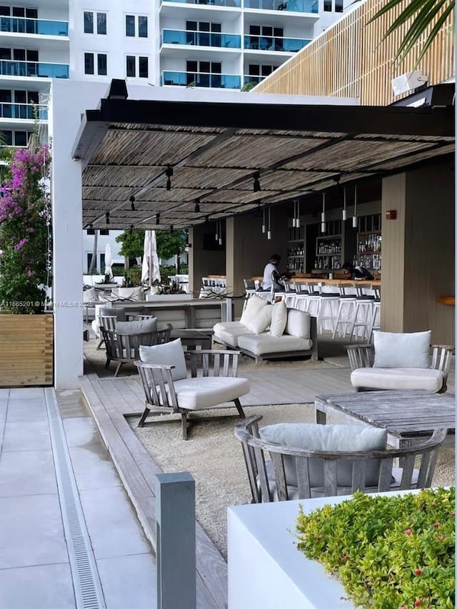 view of patio / terrace with outdoor lounge area