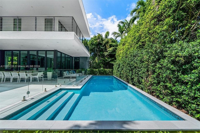 5327 N Bay Rd, Miami Beach, FL 33140 - outdoor pool with a patio