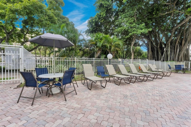 view of patio