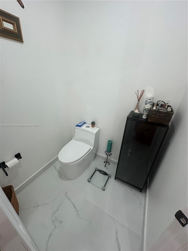 bathroom with toilet