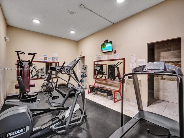 view of exercise room