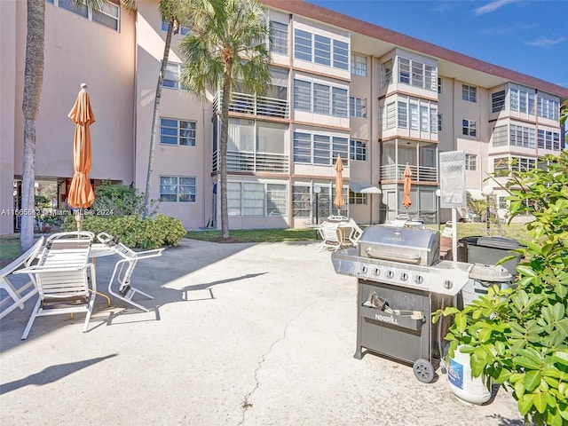 view of patio / terrace with grilling area