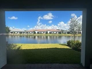 view of water feature