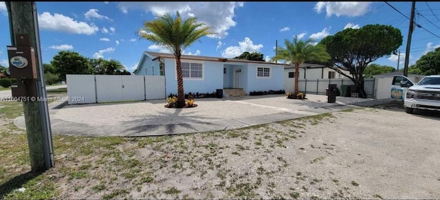 view of ranch-style house