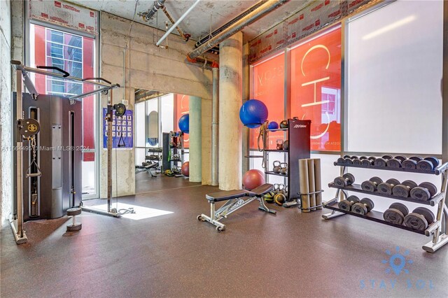 777 N Ocean Dr Unit N319, Hollywood, FL 33019 - view of gym