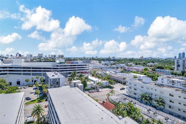 1621 Bay Rd Unit 1105, Miami Beach, FL 33139 - drone / aerial view featuring a city view