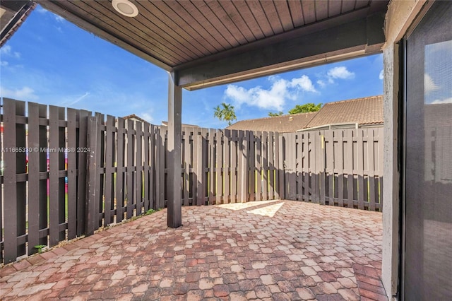 view of patio