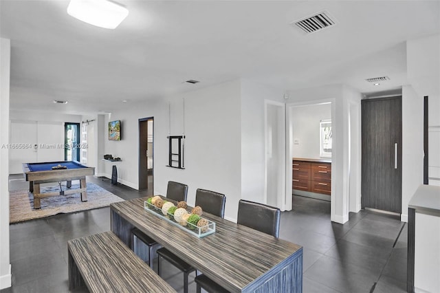 dining area featuring french doors