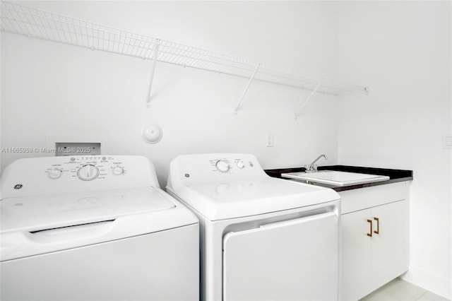 8095 Crystal Downs Ave, Boca Raton, FL 33434 - laundry room with washer and dryer and cabinet space