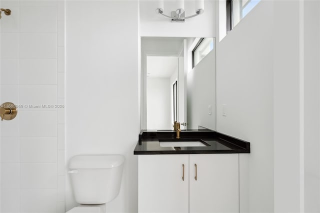 8095 Crystal Downs Ave, Boca Raton, FL 33434 - bathroom with tiled shower and vanity