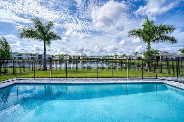 8095 Crystal Downs Ave, Boca Raton, FL 33434 - view of swimming pool with a residential view and a water view